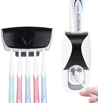 Lyckatill Wikor Toothbrush Holder & Toothpaste Dispenser