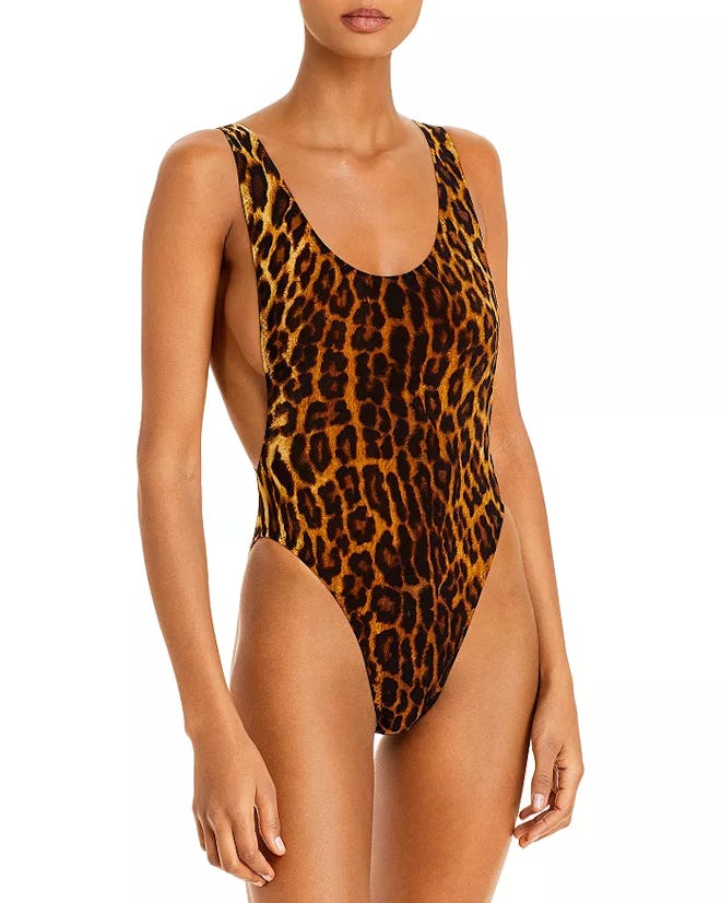 Marissa Animal Print One Piece Swimsuit