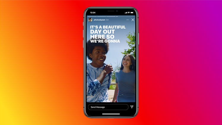 You can add auto captions on Instagram Story with plans to expand to Reels. 