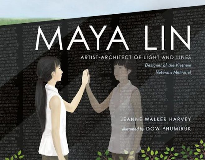 Maya Lin: Artist-Architect of Light and Lines, by Jeanne Walker Harvey, illustrated by Dow Phumiruk