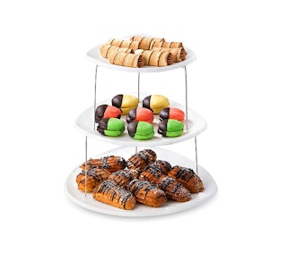Masirs 3-Tier Collapsible Party Tray