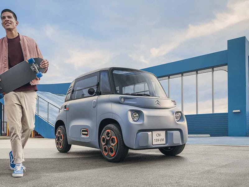 Citroën Ami, a small electric car, may reach U.S. shores through new on-demand subscription service.