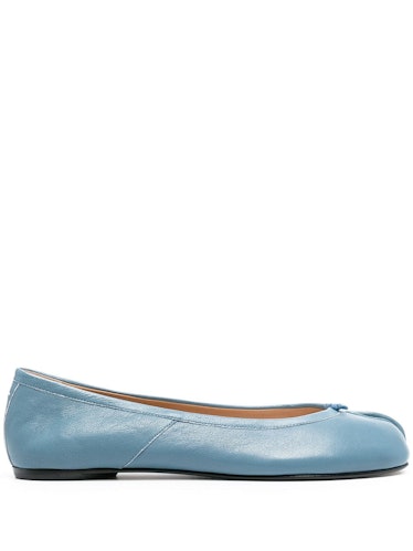 Tabi Toe Ballerina Shoes in Blue