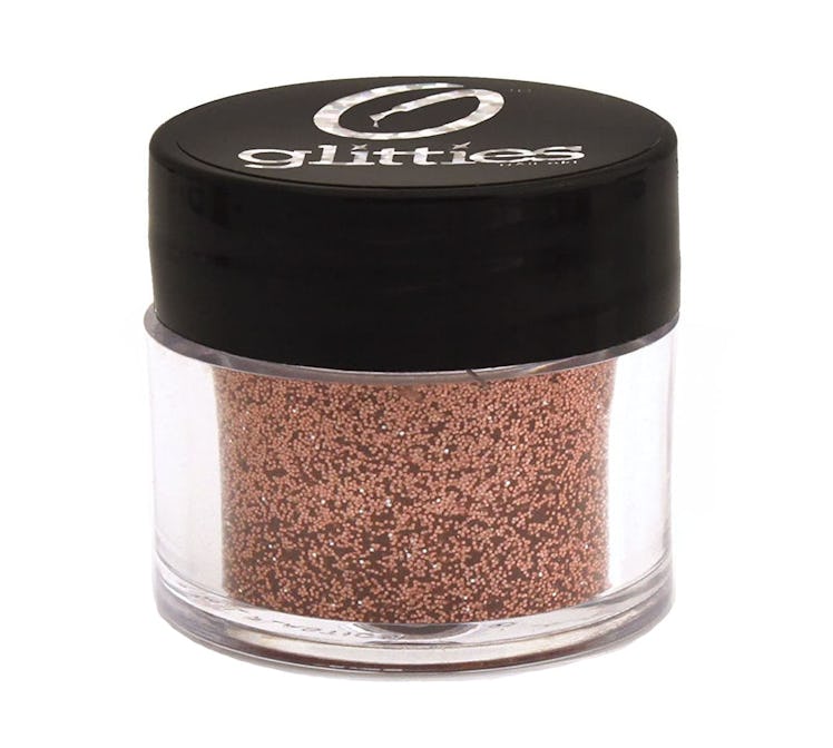 GLITTIES Cosmetic Grade Extra Fine Loose Glitter Powder, Apricot Jewel