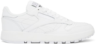 White Reebok Edition Classic Leather Tabi Sneakers