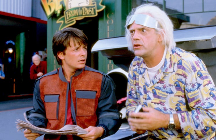 Marty McFly and Doc Brown in Back to the Future Part 2