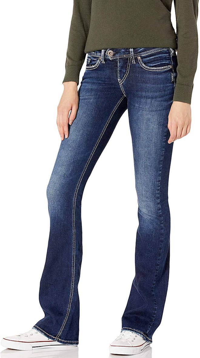 Silver Jeans Co. Tuesday Low-Rise Slim Bootcut Jeans