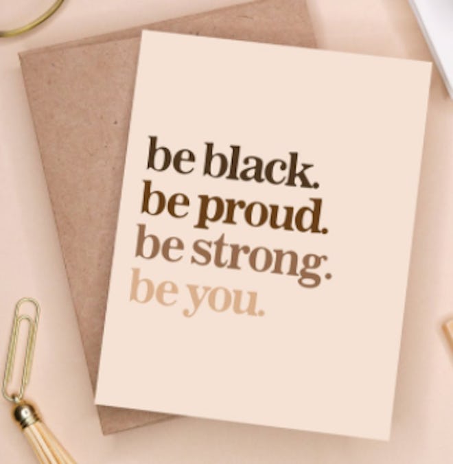 blklane Be Black. Be Proud. Card