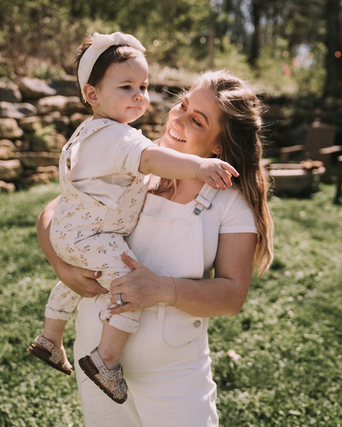 Shawn Johnson East gave birth to her first child, Drew Hazel, in November 2019.