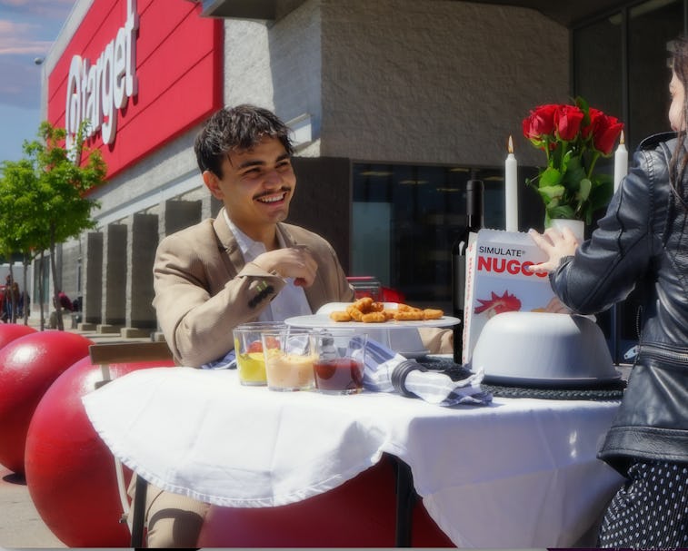 Plant-based food brand Simulate is hosting a competition to host a lavish dinner at a Target store.