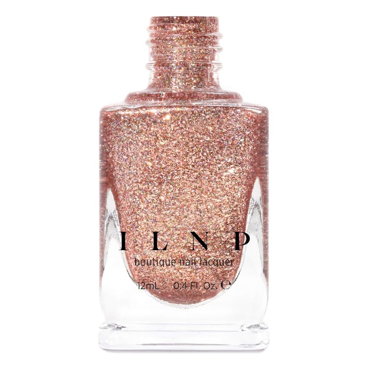  ILNP Juliette Holographic Nail Polish, Rose Gold