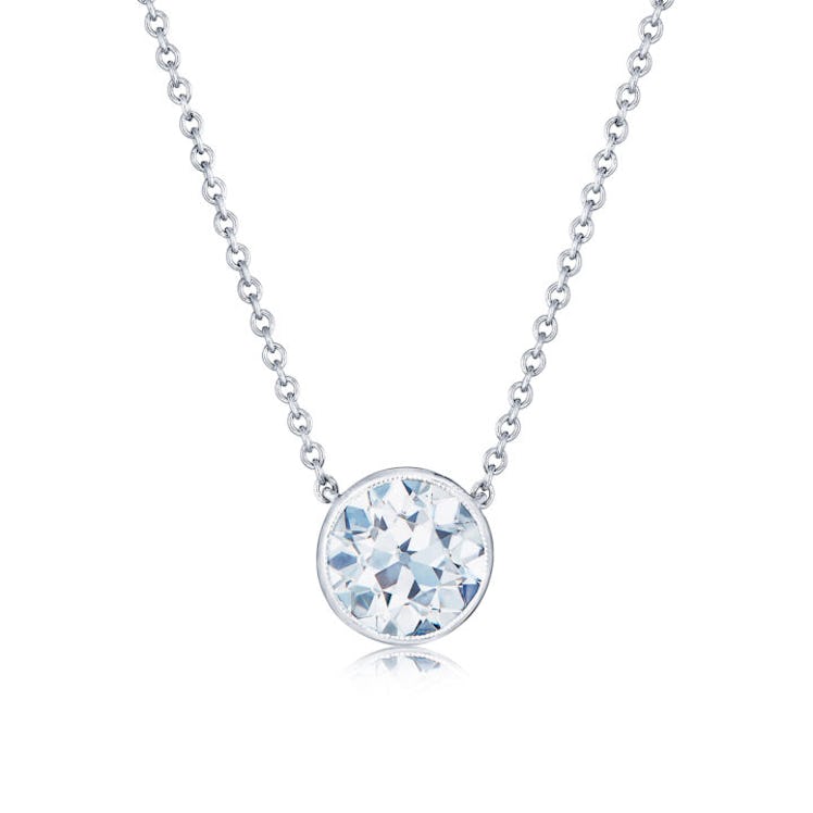 Platinum Round® Diamond Solitaire Pendant