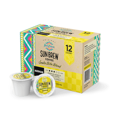 AriZona Sun Brew Coffee 12-Count K-Cup Pack In Snake Bite