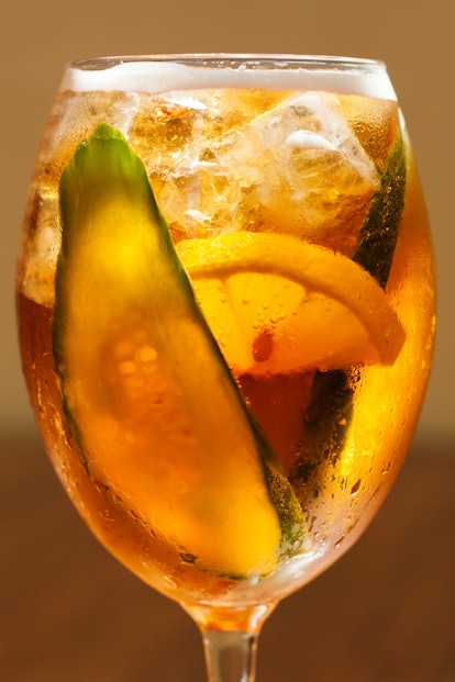 Pimm's cup summer cocktails and spritzes