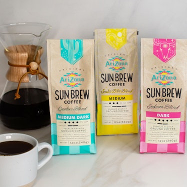 Here's what to know about AriZona Beverages' Sun Brew packaged coffee.