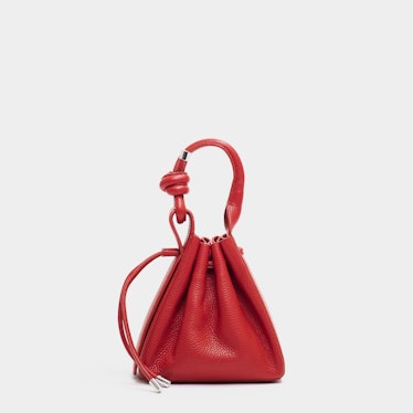 Tina Mini Crossbody in Pebble Red