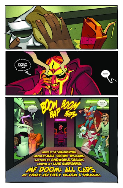 A page from the comic book DOOM