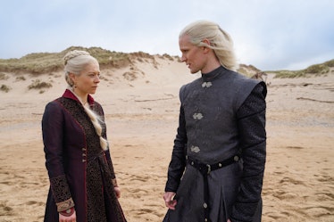 Matt Smith and Emma D’Arcy as Daemon and Rhaenyra Targaryen in 'House of the Dragon'
