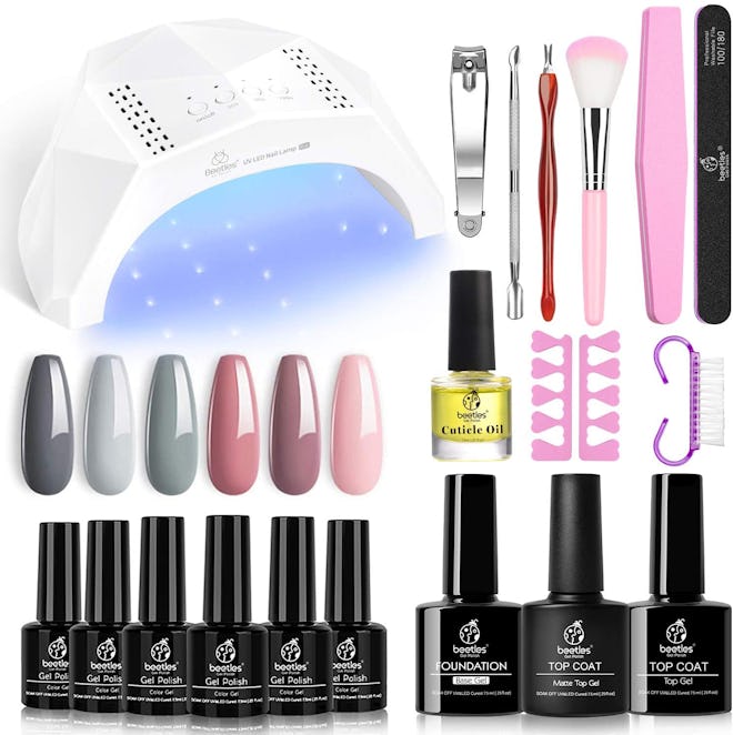 Beetles Gel Nail Polish Kit with UV Light