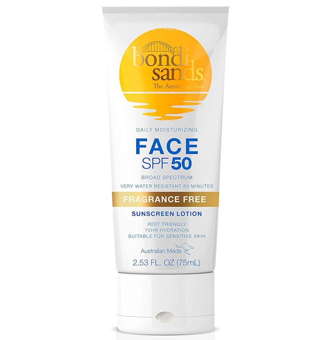 Bondi Sands Fragrance Free Daily Sunscreen Face Lotion SPF 50 