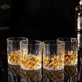 KANARS Old Fashioned Whiskey Glasses (Set Of Four)