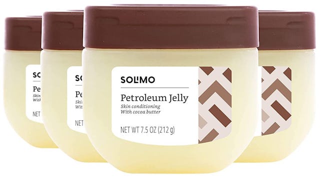 Solimo Petroleum Jelly with Cocoa Butter, (4-Pack)