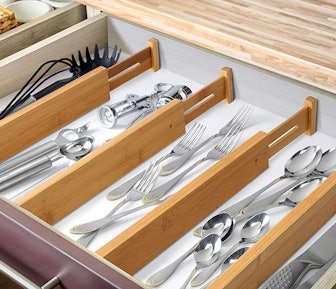 Royal Craft Wood Expandable Drawer Dividers (4-Pack)