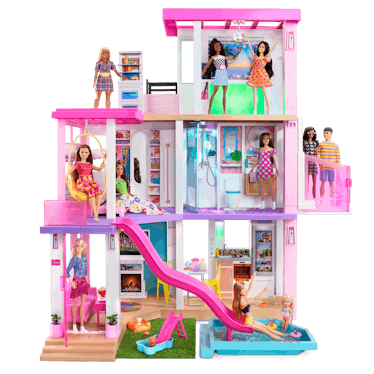 Barbie's DreamHouse also includes a party room.