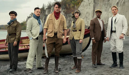 Sheldon Sampson and his team in 'Jupiter's Legacy,' via Netflix press site.