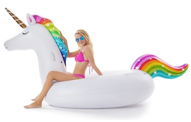 Jasonwell Giant Inflatable Unicorn Pool Float