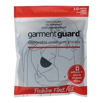Fashion First Aid Garment Guard Cotton Underarm Sweat Pads (20-Pack)