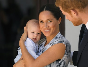 Baby Archie with Meghan Markle