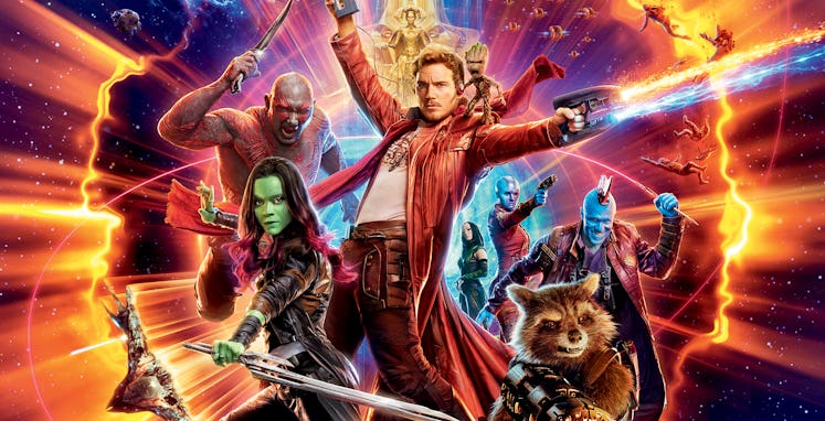 A poster for the Guardians of the Galaxy movie