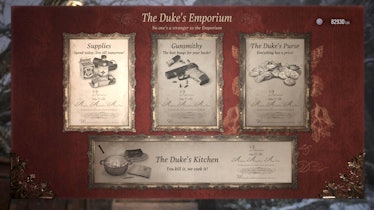 resident evil village duke's emporium shop