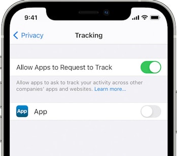 Apple's new App Tracking Transparency in iOS 14.5 blocks apps from following users across the web un...
