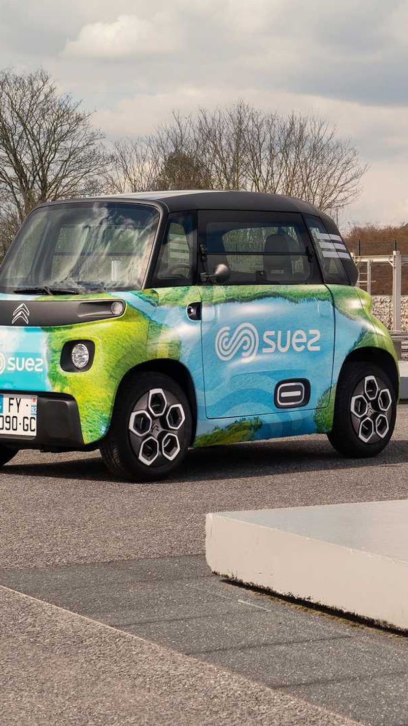 Citroën has unveiled a cargo-ready version of its small AMI electric car.
