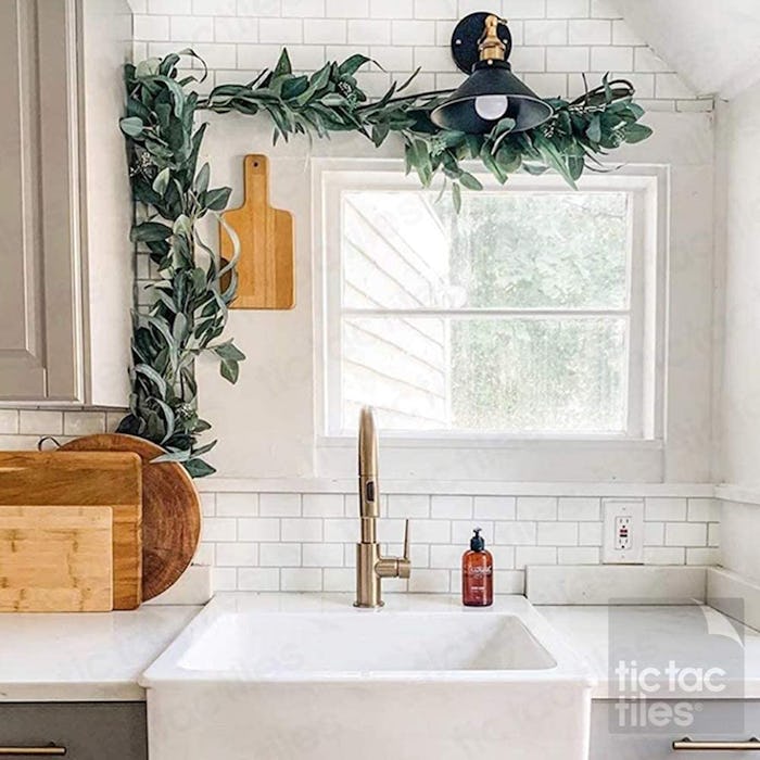 Tic Tac Tiles Peel-And-Stick Subway Tiles (5 Sheets)
