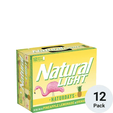 Natural Light Naturdays Pineapple Lemonade Beer 12-Pack