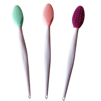 New Prominent Double-Sided Silicone Exfoliating Lip Scrub Brush (3-Pack)