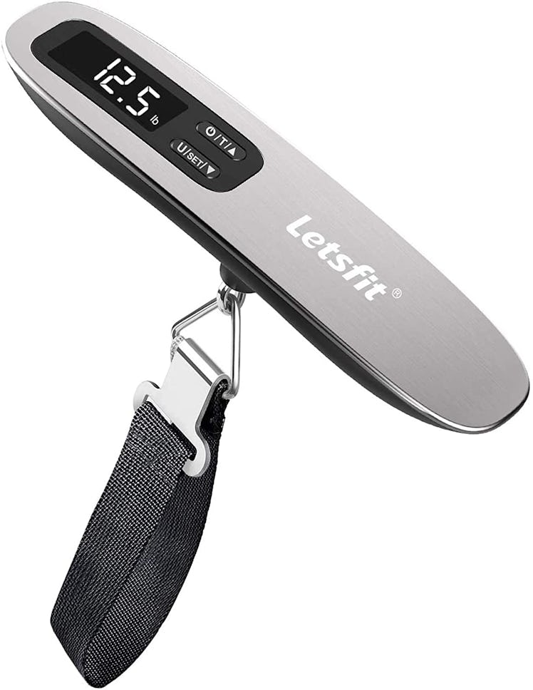 Letsfit Digital Hanging Luggage Scale With Backlit LCD Display
