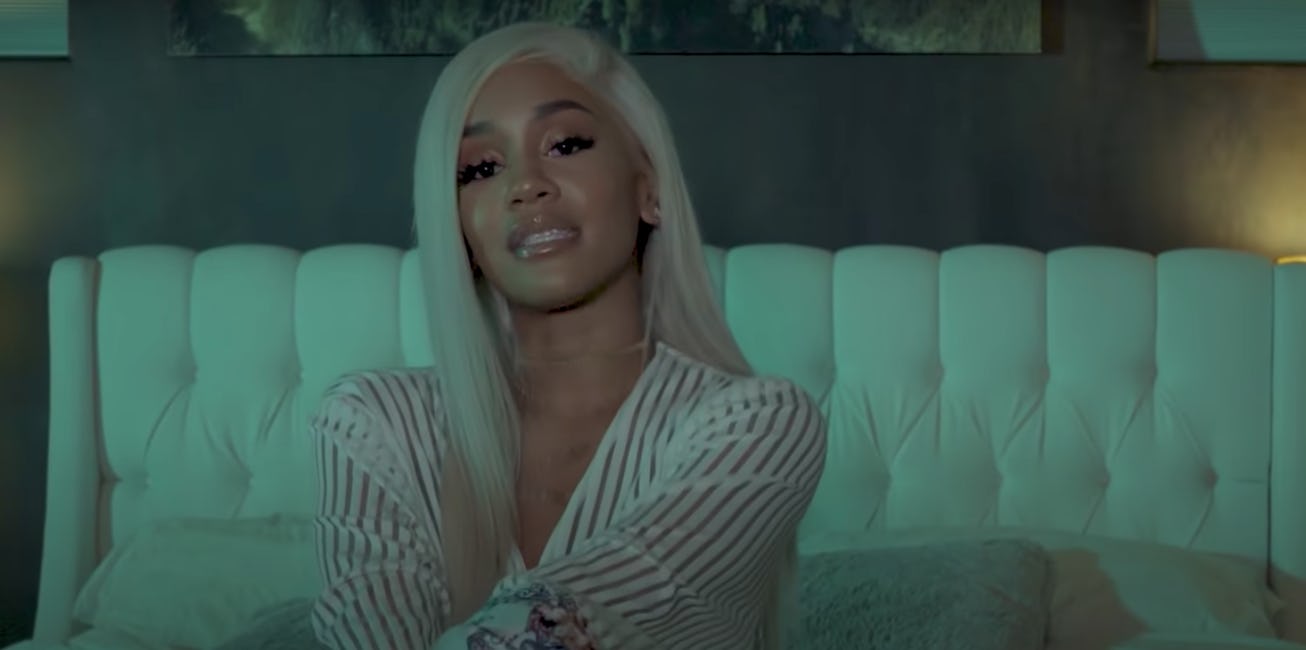 A still from Saweetie's "Icy Girl" music video.