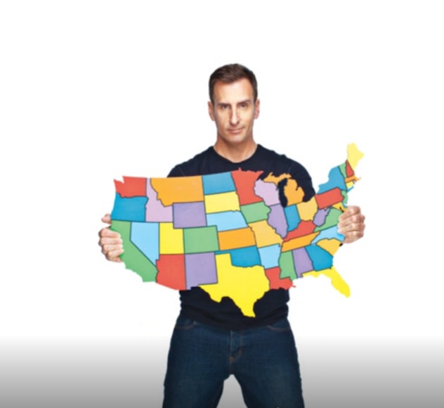 'How the States Got Their Shapes' is hosted by comedian Brian Unger.