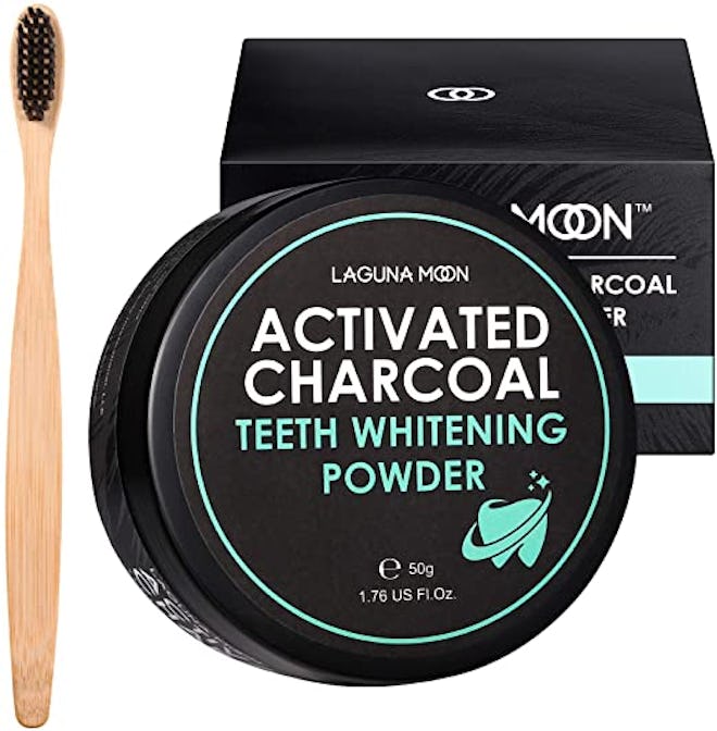 Lagunamoon Activated Charcoal Natural Teeth Whitening Powder (1.76 Oz)