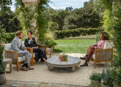 Prince Harry, Meghan Markle, Oprah Winfrey 