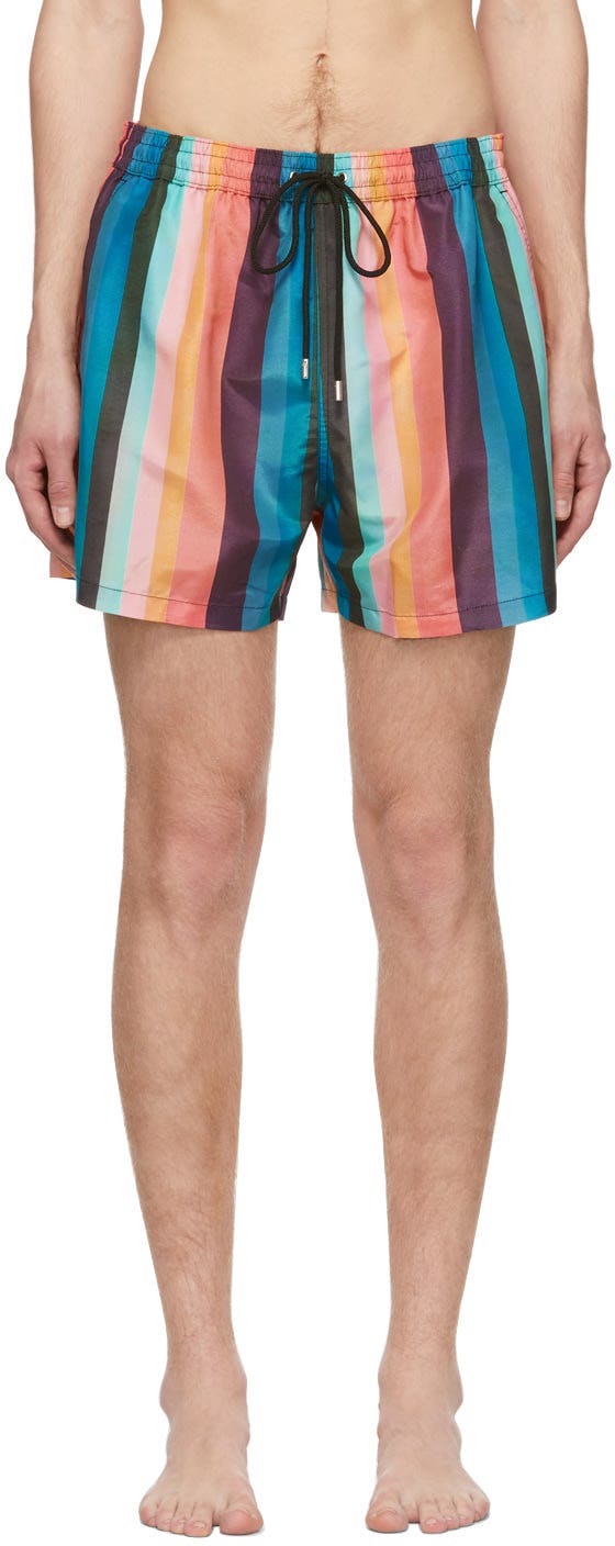Paul Smith Artist Stripe Swim Shorts
