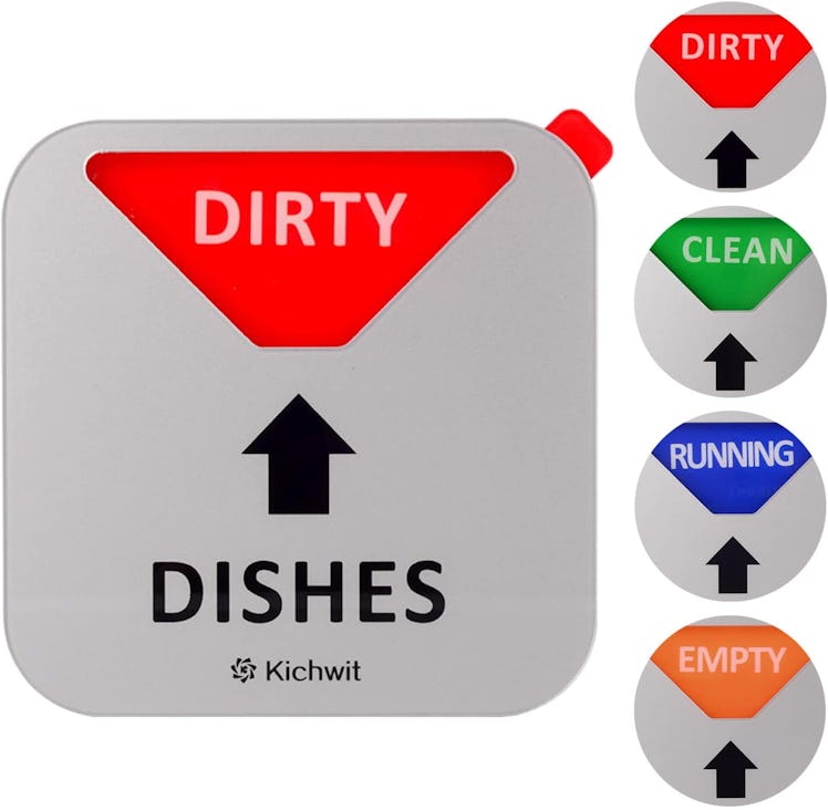 Kichwit Dishwasher Magnet Clean/Dirty Indicator Sign 