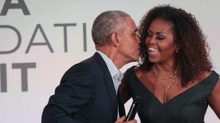 Barack and Michelle Obama.