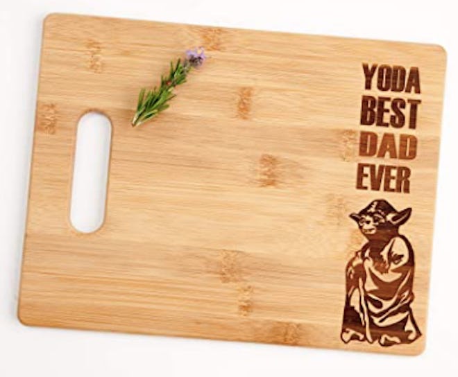 Yoda Best Dad Ever Cutting Board is a great Star Wars Father's Day present