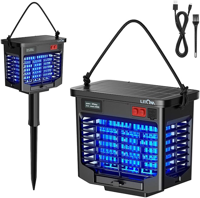 LITOM Solar Bug Zapper with LCD Display