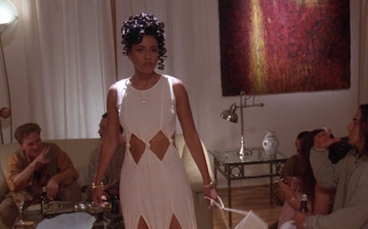 Lela Rochon is wearing a summer dress dream in 'Waiting to Exhale.'